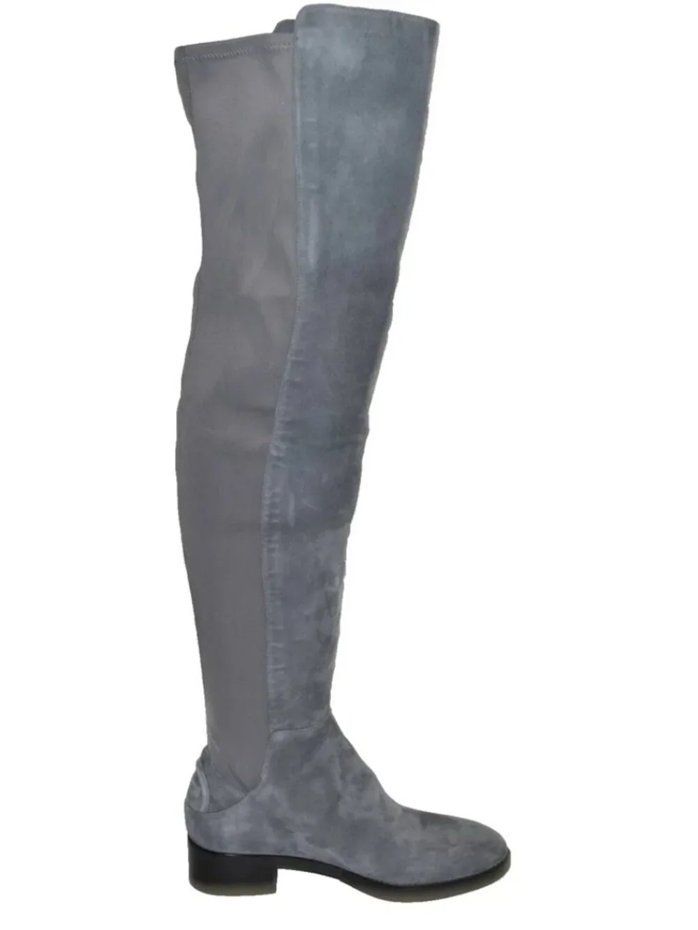 New! Tory Burch 'Caitlin' Over the Knee Boot Fox Gray Suede 5.5 OTK 31444 DD19